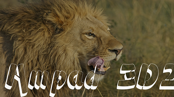 Ampad 3D2 Font Family