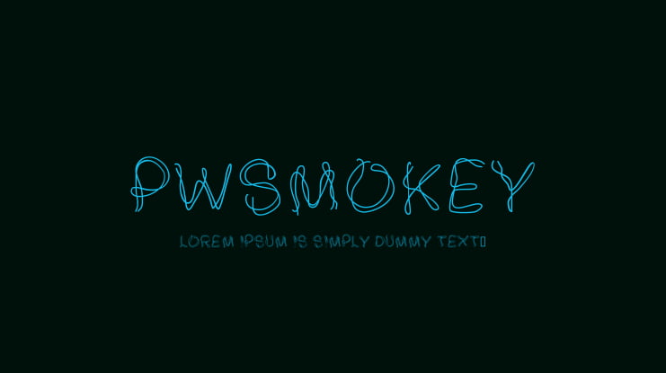 PWSmokey Font