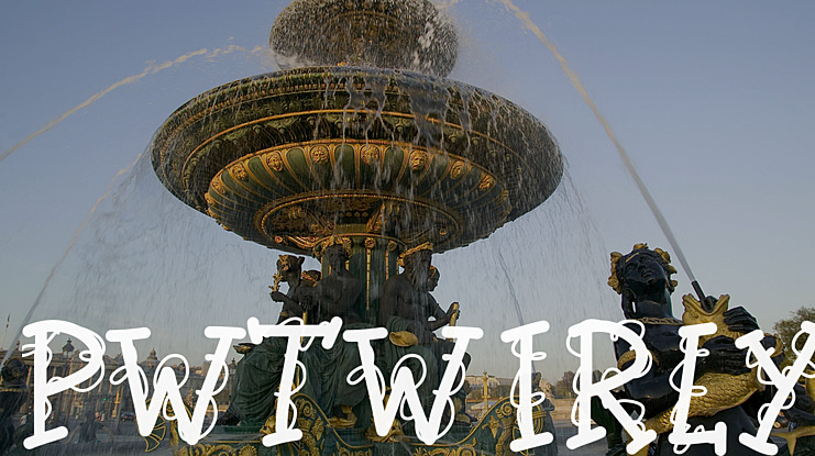 PWTwirly Font
