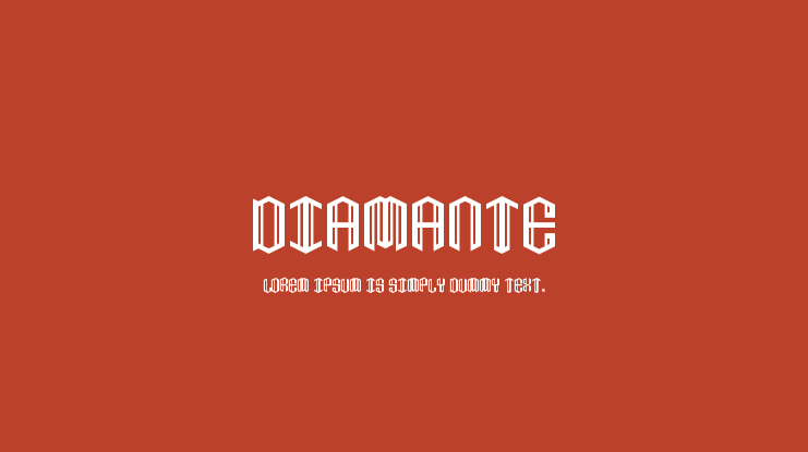 Diamante Font