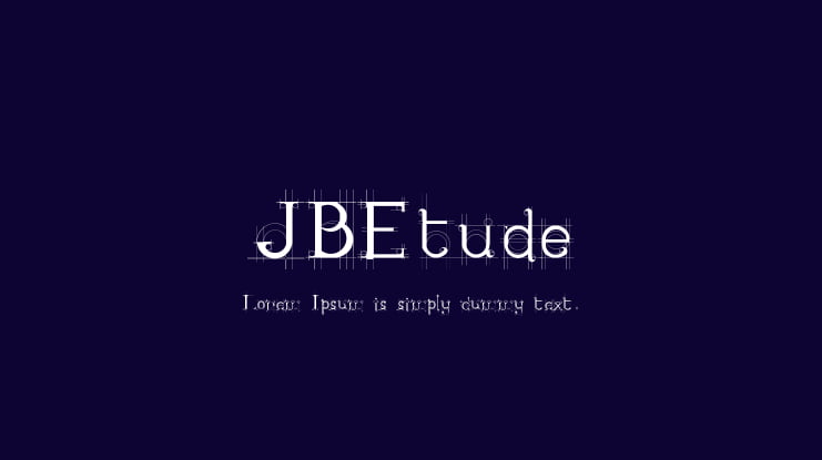 JBEtude Font