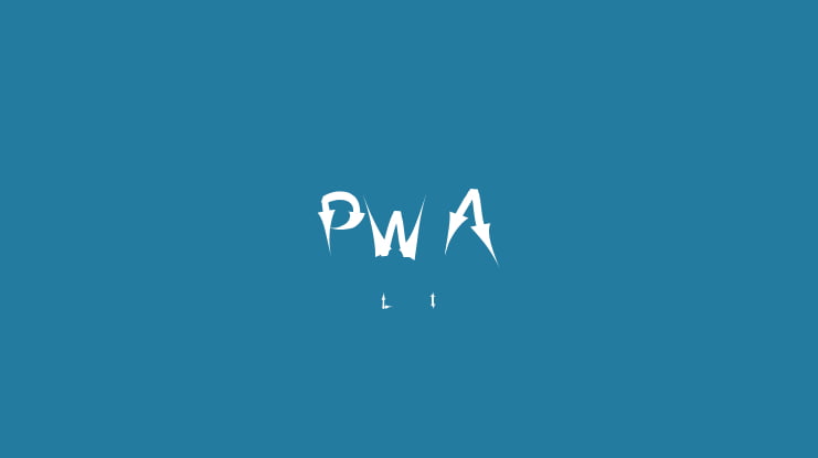 PW Arrow font