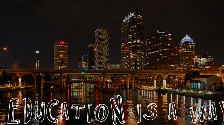 Education is a Way Font