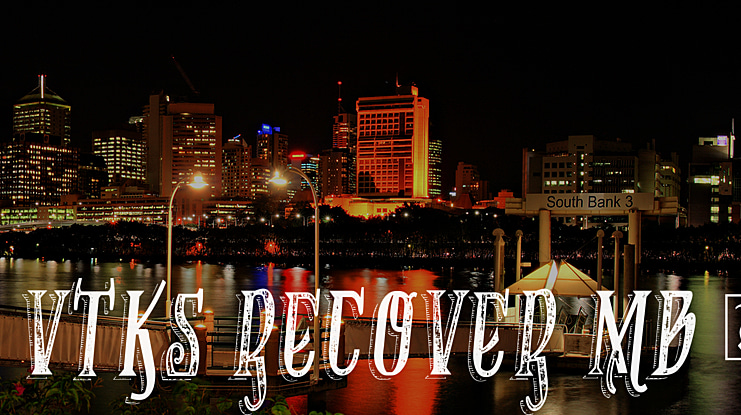 VTKS RECOVER MB 1 Font
