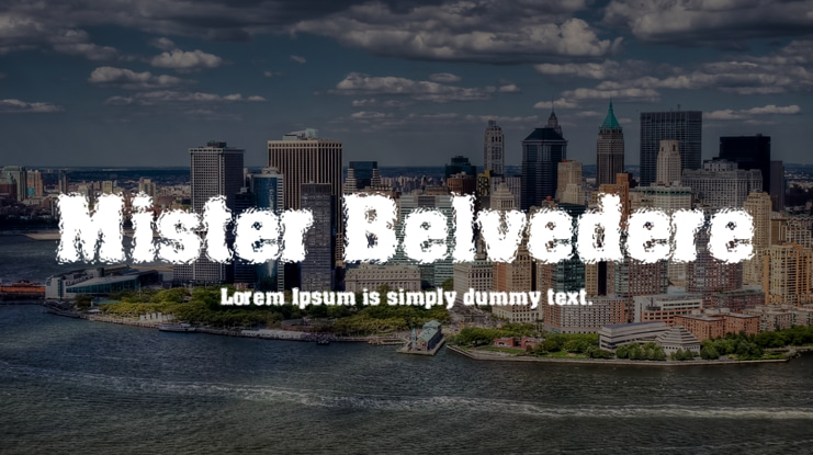 Mister Belvedere Font