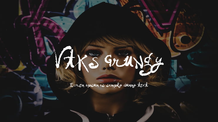 Vtks Grungy Font