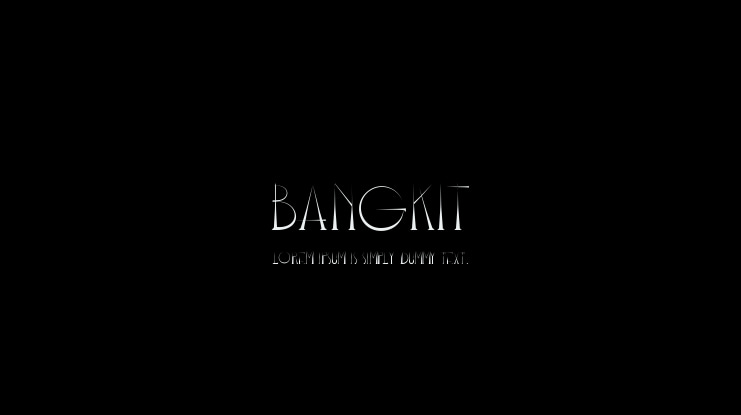 Bangkit Font