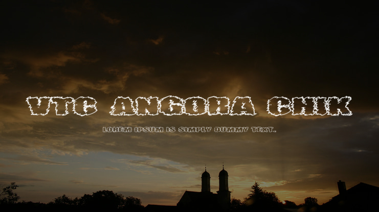 VTC Angora Chik Font Family