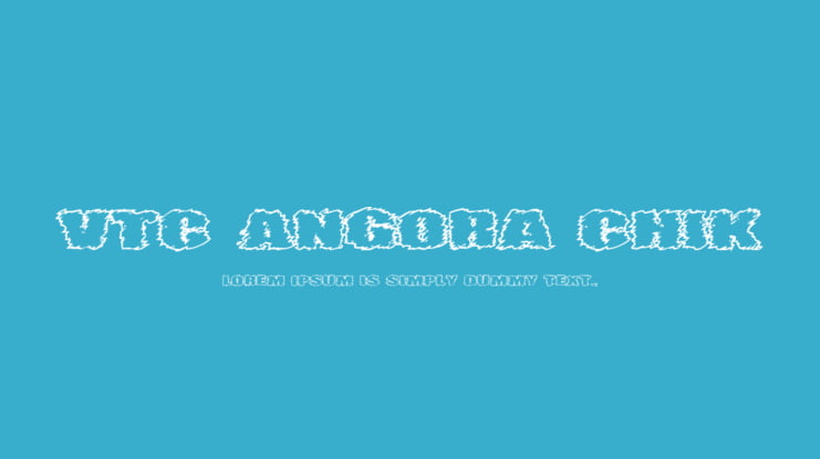 VTC Angora Chik Font Family