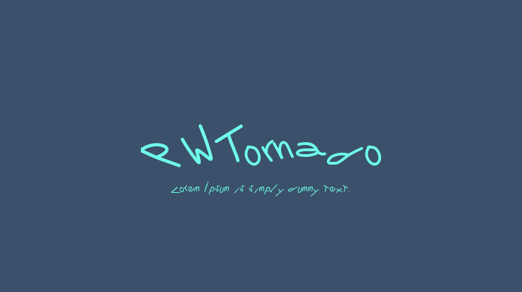 PWTornado Font