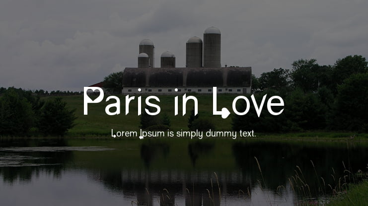 Paris in Love Font