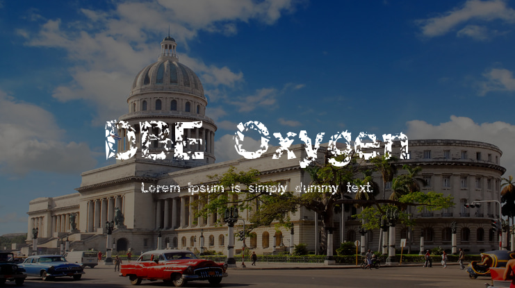 DBE Oxygen Font