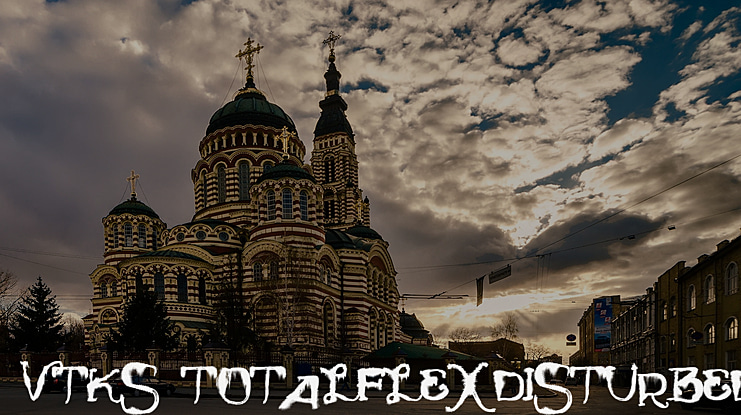 Vtks TotalFlexDisturbed Font