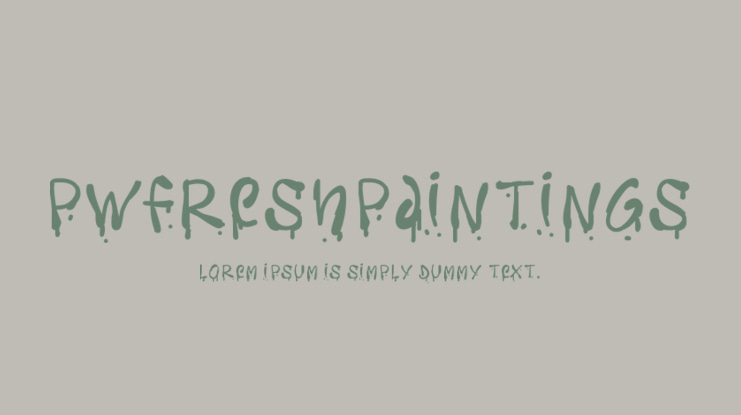 PWFreshpaintings Font