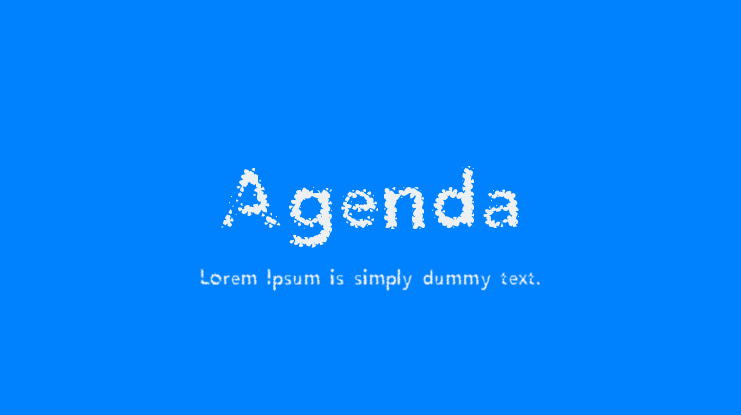 Agenda Font