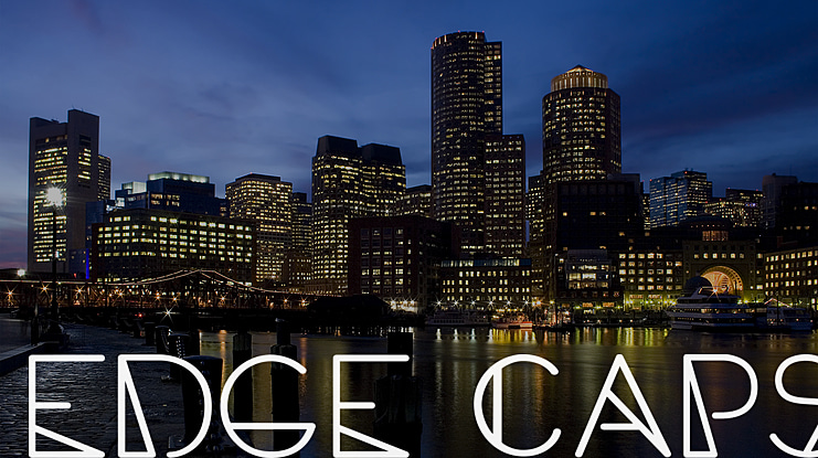 Edge Caps Font