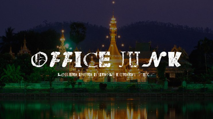 Office Junk Font