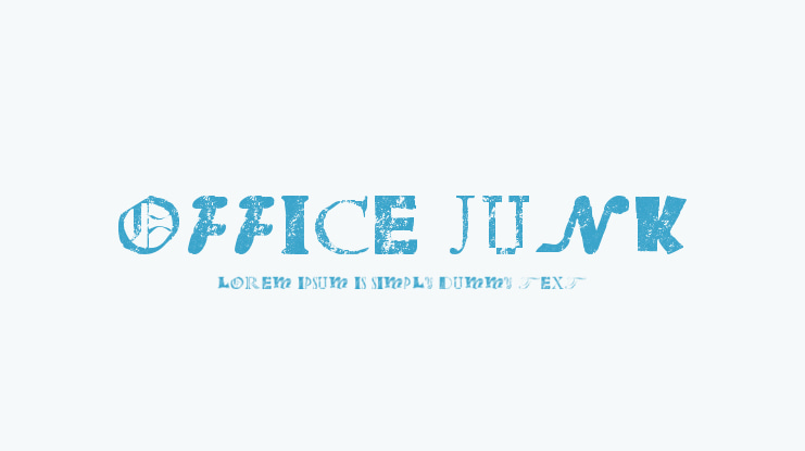 Office Junk Font