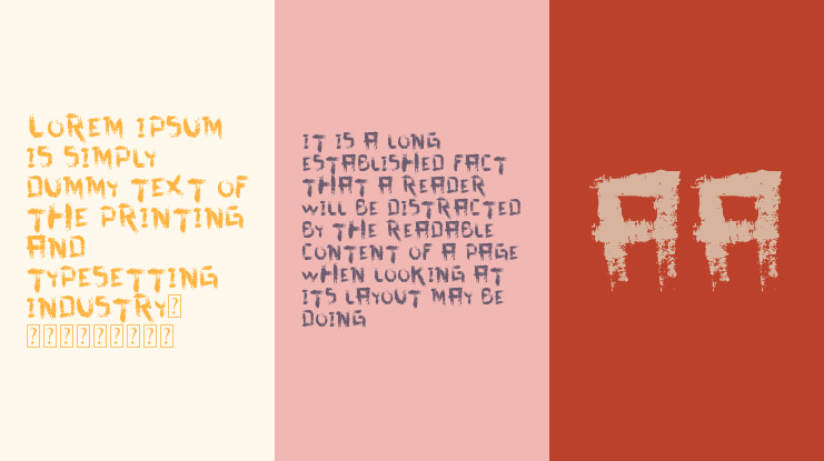 vtks dirty letters Font