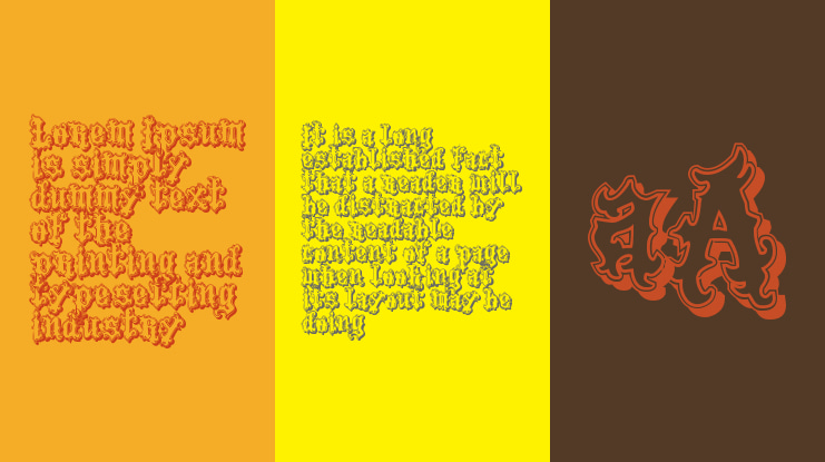 VTKS Tattoo Shadow Font Family