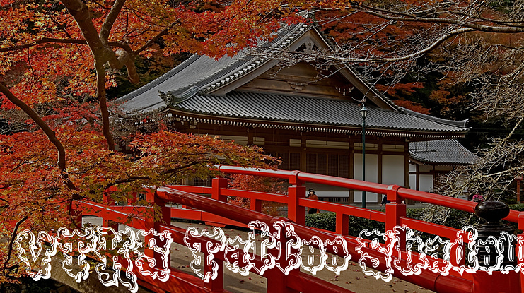 VTKS Tattoo Shadow Font Family