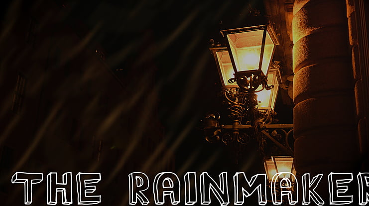 The Rainmaker Font