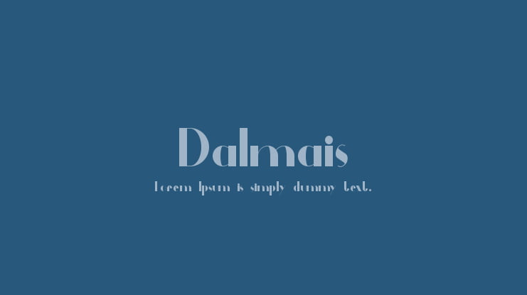Dalmais Font