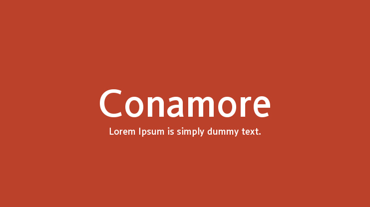 Conamore Font Family