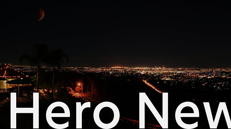 hero new font download