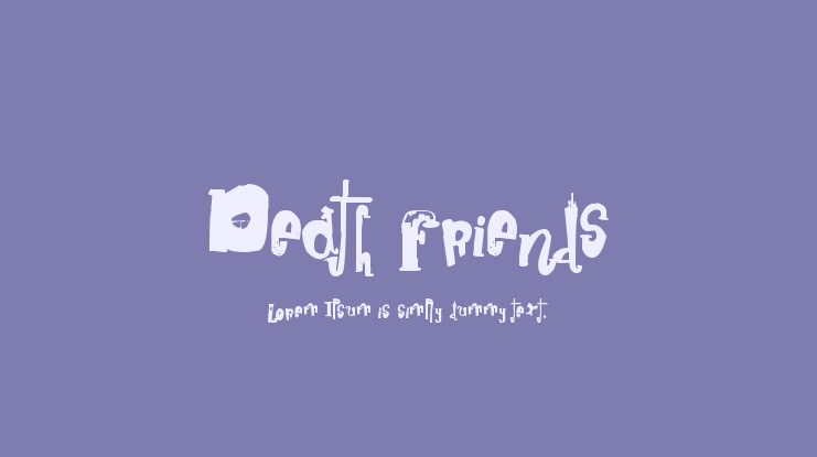 Death Friends Font
