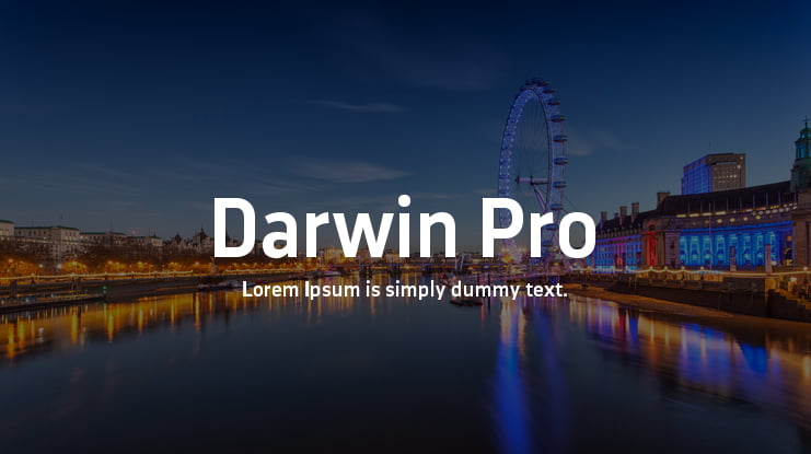 Darwin Pro Font Family