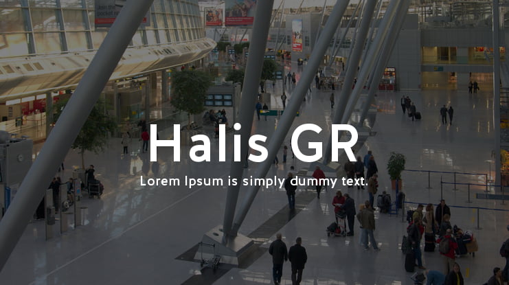 what font goes with halis grotesque bold font
