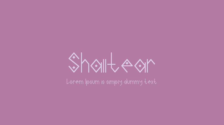 Shalltear Font