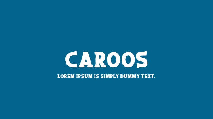 Caroos Font