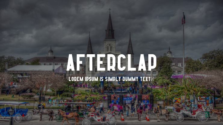 Afterclap Font