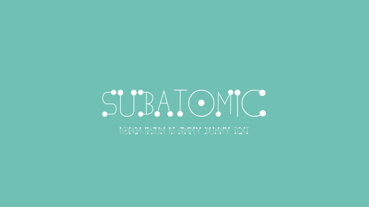 Subatomic Font