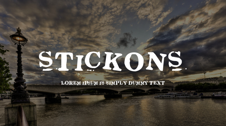 Stickons Font