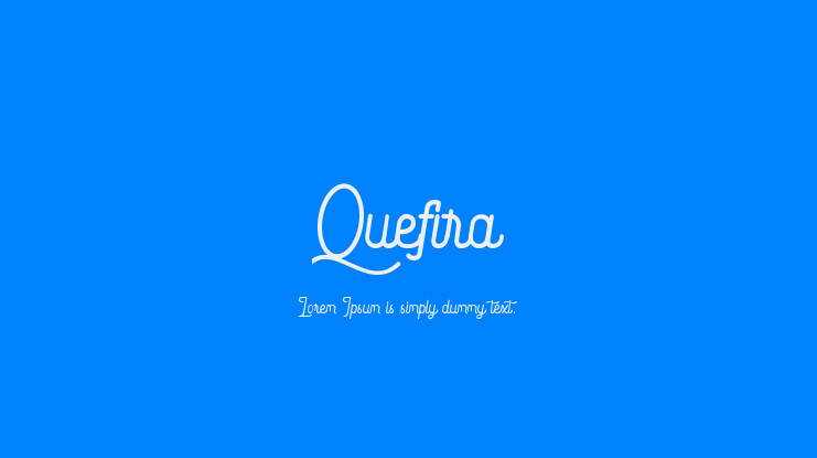 Quefira Font