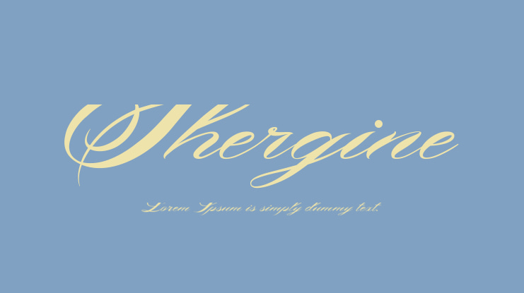 Shergine Font