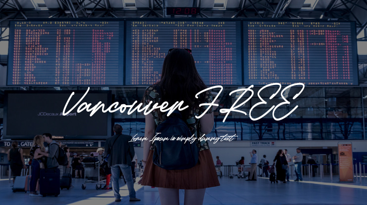 Vancouver FREE Font