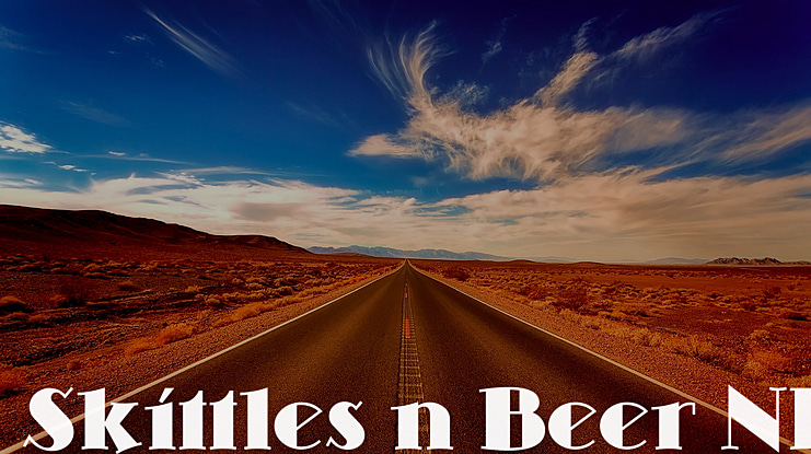 Skittles n Beer NF Font