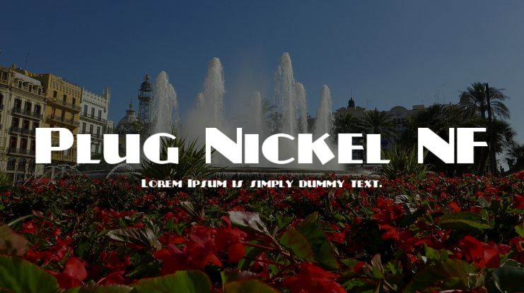 Plug Nickel NF Font