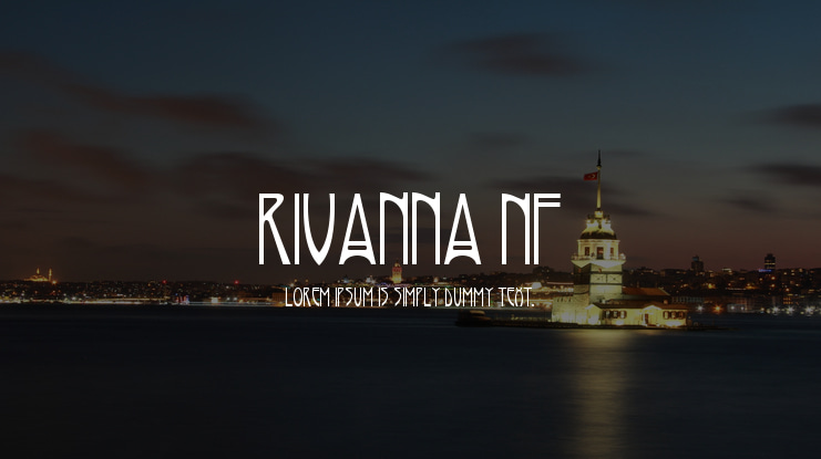 Rivanna NF Font