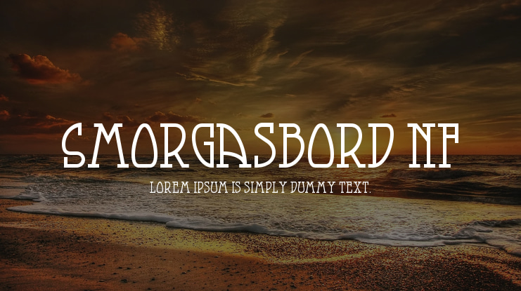 Smorgasbord NF Font