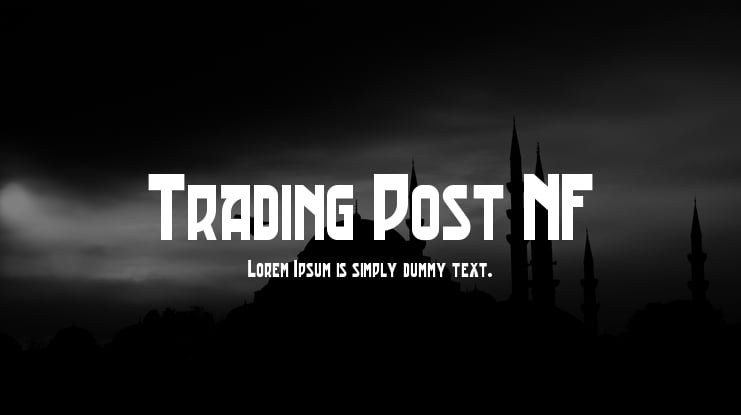 Trading Post NF Font