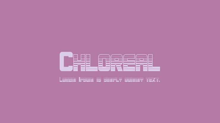 Chloreal Font