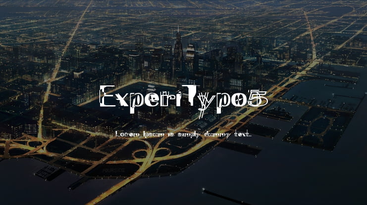 ExperiTypo5 Font