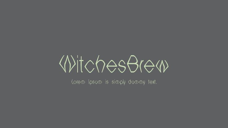 WitchesBrew Font