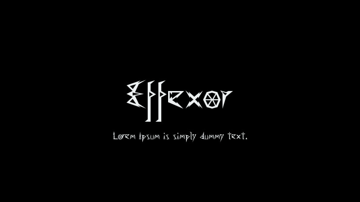 Effexor Font