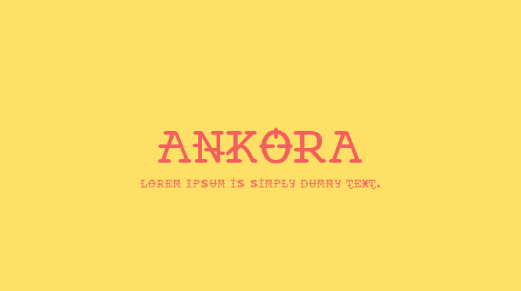 Ankora Font
